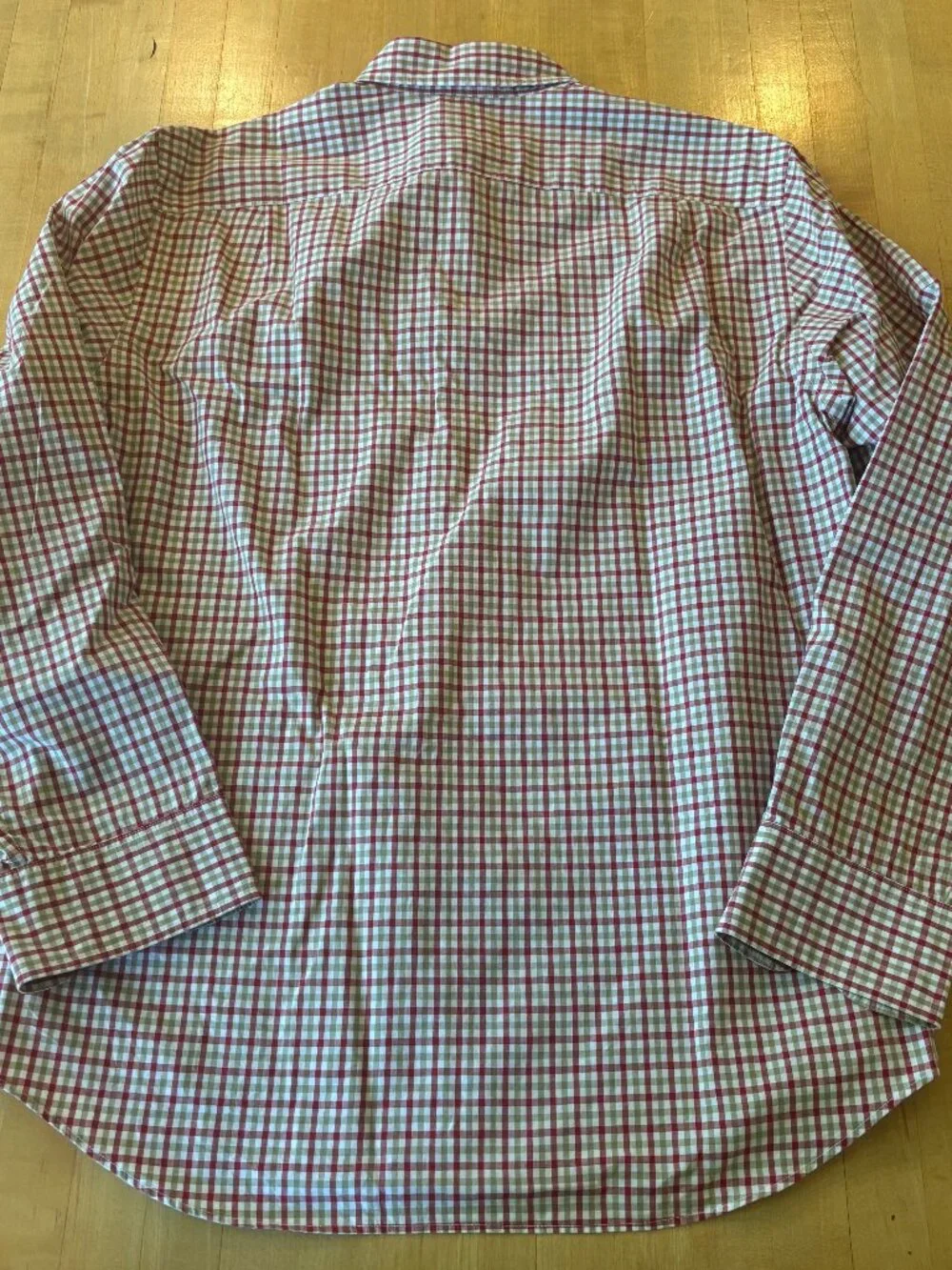 Lot of 3 J Crew Button Down Long Sleeve Plaid Mens Dress Shirts